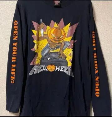2004년 HELLOWEEN 할로윈 일본 공연 구매 롱 T