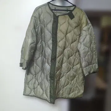 H 아쉬 M-65 리메이크 퀼팅 코트 빈티지