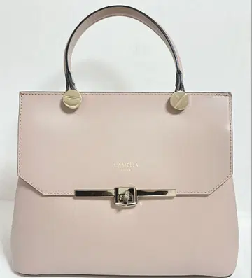 까멜리아 로마 CAMELIAROMA 가죽 핸드백 카메오