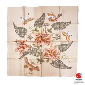 JIM THOMPSON 대형 실크 스카프 [ 미사용 새상품 ]