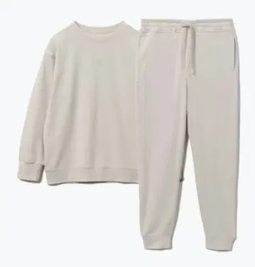 [ 정품 ] BAKUNE 맨투맨 우먼 상하의 세트 L Greige