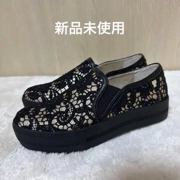 ANNA SUI 꽃무늬 레이스 슬립온