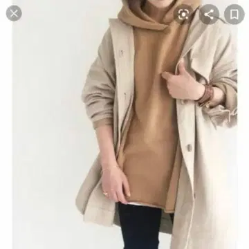 Plage 플라주 제품 염색 A라인 후드티