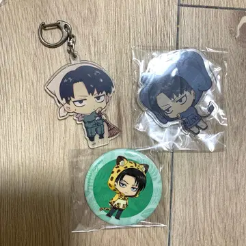 진격의 거인 토부 동물공원 리바이 캔뱃지 아크릴 스탠드