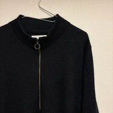 bukht 하프 지퍼 니트 L 블랙