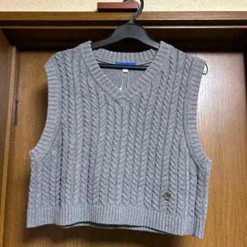 BLUE LABEL CRESTBRIDGE 그레이 니트 베스트 38