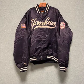 Majestic 뉴욕 양키스 바시티 자켓 XXL 네이비