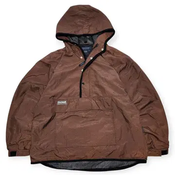 90s 립스탑 나일론 아노락 자켓 하프 지퍼 나일론