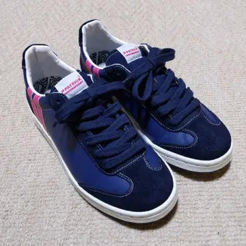 PATRICK 패트릭 네이비 스웨이드 절개 36