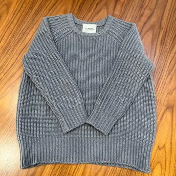 VONDEL 그레이 리브 캐시미어 니트