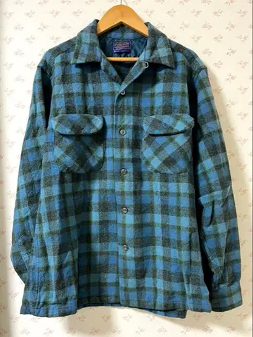 [ 레어 새상품급 ] 60s PENDLETON 보드 셔츠 섀도우 체크