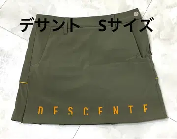 DESCENTE 골프 여성용 스커트 S 올리브 새상품급