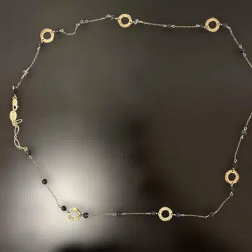 골드 서클 모티브 목걸이