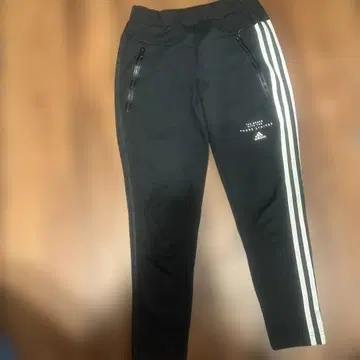 adidas 블랙 조거 팬츠 쓰리 스트라이프