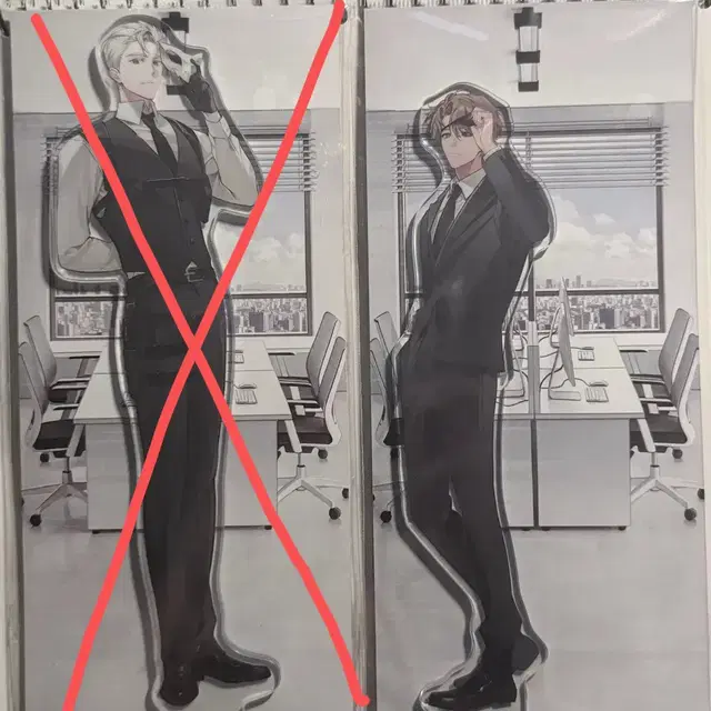 괴담출근 이자헌 백사헌 아크릴스탠드 미개봉