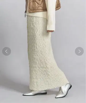 BEAUTY&YOUTH 셔링 타이트 스커트