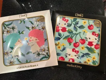 미사용 새상품 FEILER 페이 리틀트윈스타 헬로키티