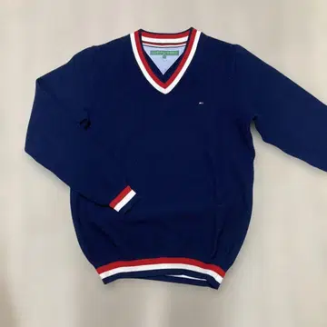 TOMMY HILFIGER 스트레치 V넥 스웨터