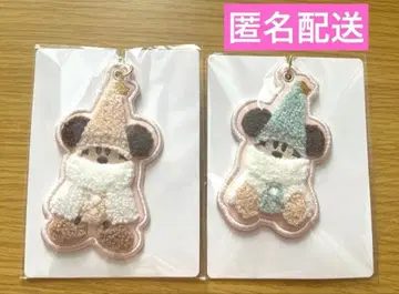 디즈니 크리스마스 리루린린 2025 키체인 스카이블루 베이지