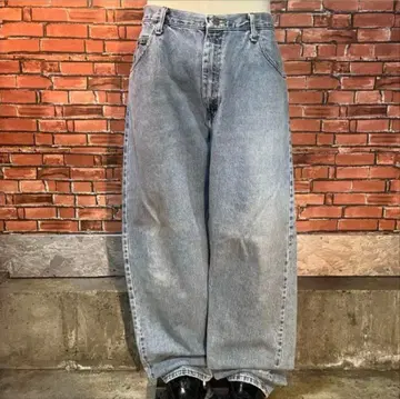 USA 구제 의류 wrangler 데님 팬츠 와이드 스트레이트 아메카지