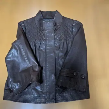 KUMIKYOKU 브라운 가죽 자켓 사이즈 2