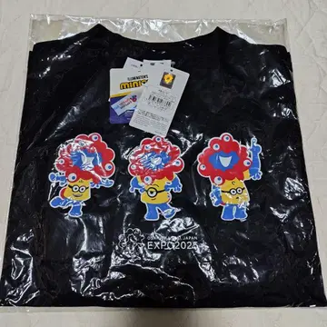 미야쿠미야쿠 미니언즈 T셔츠 S사이즈 블랙