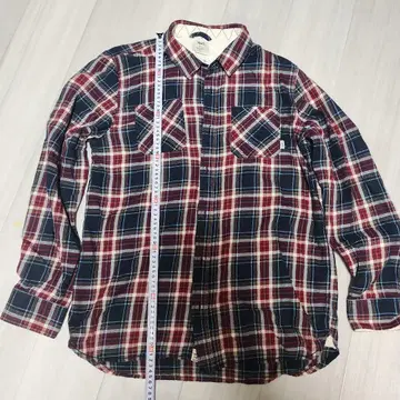 VANS 긴팔 셔츠 L 사이즈 체크 무늬