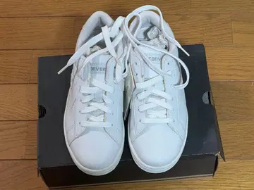 컨버스 화이트 스니커즈 컨버스 L-COURT 통학용으로도