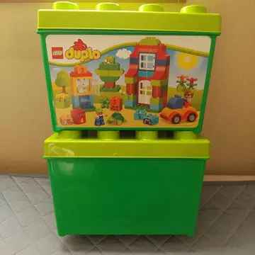 LEGO Duplo 컨테이너 수납 박스 케이스 빈 용기 2개 세트