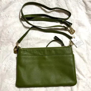 [ 새상품 ] marmelo 말메로 숄더백 숄더 파우치 소가죽 그린