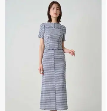 snidel 깅엄 멜로우 원피스