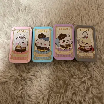 Coco's 치이카와 (먼작귀) 캐릭터 캔 4개 세트