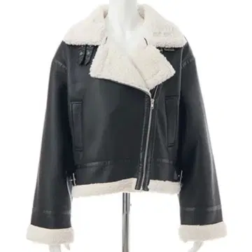 크롭 기장 플라이트 자켓