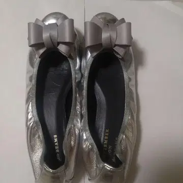셉템버문 실버 리본 포함 발레 슈즈 24.5cm