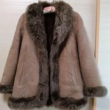 리얼 무스탕 천연 가죽 무스탕 코트 스페인산