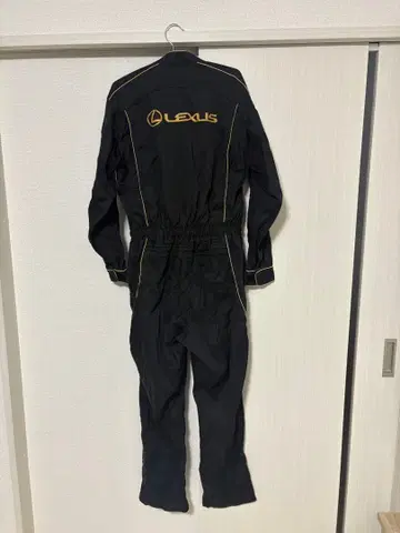 LEXUS 블랙 오버롤 작업복