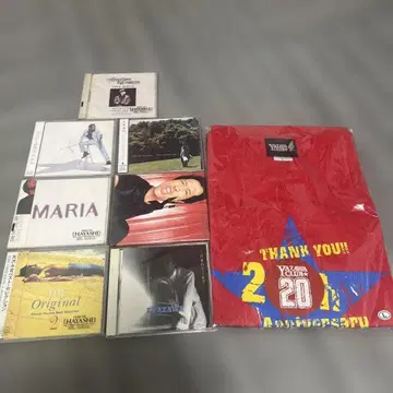 야자와 에이요시 90년대 CD 라이브 앨범 7점 + T셔츠