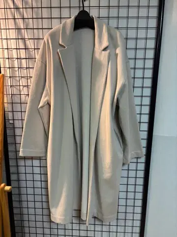 ZARA 옅은 베이지 롱 코트 L