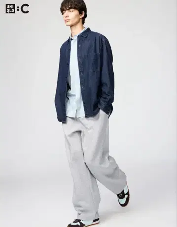 UNIQLOC 유니클로C 그레이 스웨트 팬츠