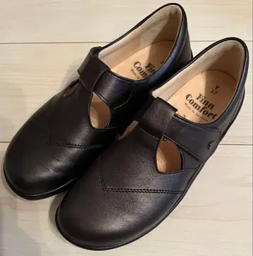 핀 컴포트 컴포트 슈즈 스트랩 가죽