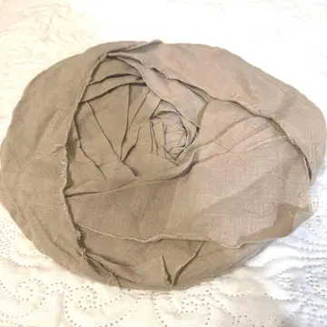 장미색 모자 일본제 린넨 장미 베레모 베이지