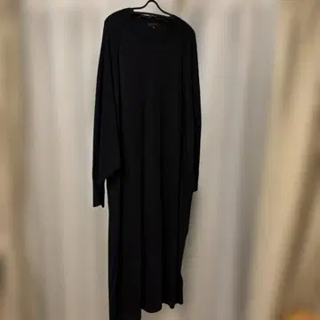 ICB 블랙 롱 니트 원피스 XL