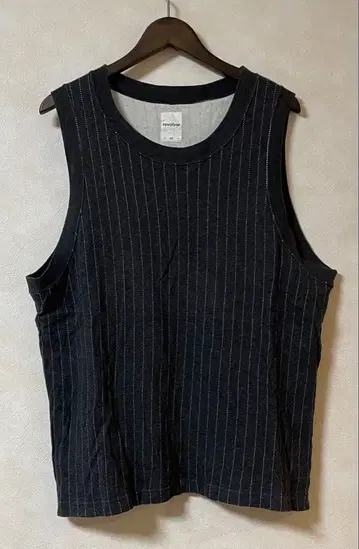 리볼버 리볼버 탱크탑 블랙 스트라이프