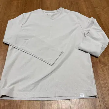 스트레치 밀라노 리브 V넥 롱T