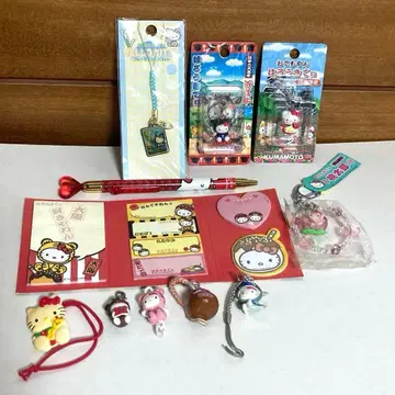 헬로키티 스트랩 키링 포스트잇 머리끈 샤프 묶음 판매