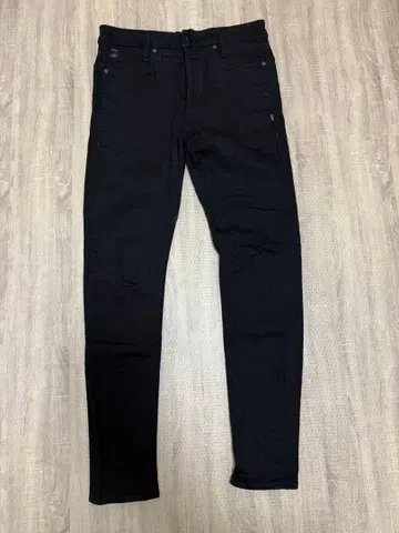 남성용 G-STAR RAW 블랙 데님 D-STAQ 스키니 팬츠