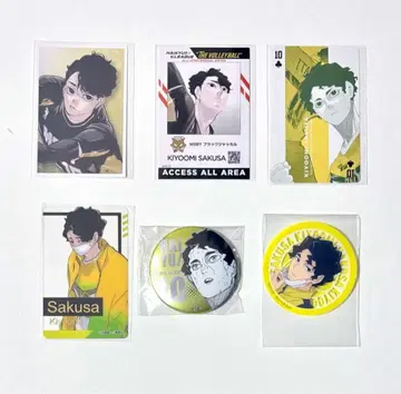 하이큐!! 팬파크 추억 스냅 포토 카드 V리그 사쿠사 키요오미