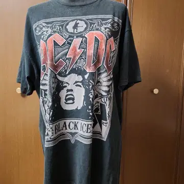 AC/DC BLACK ICE 티셔츠 다크 그레이
