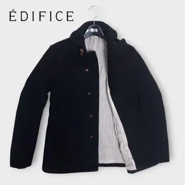 EDIFICE (에디피스) 멜톤 코트 38 싸개 단추 일본제