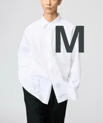 [ 완판템 ] UNIQLO:C 브로드 오버 사이즈 셔츠 화이트 무지 M